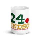 24.Windsor White glossy mug